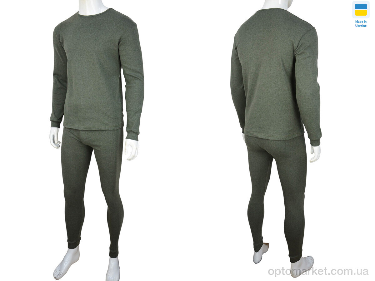 Купить Термобілизна чоловічі 3380 green (5XL) Textile хакі, фото 3