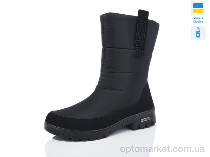 Купить Черевики жіночі 3403 Progress чорний, фото 1
