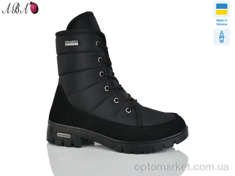 Купить Черевики жіночі 3406 чорний Progress чорний, фото 1