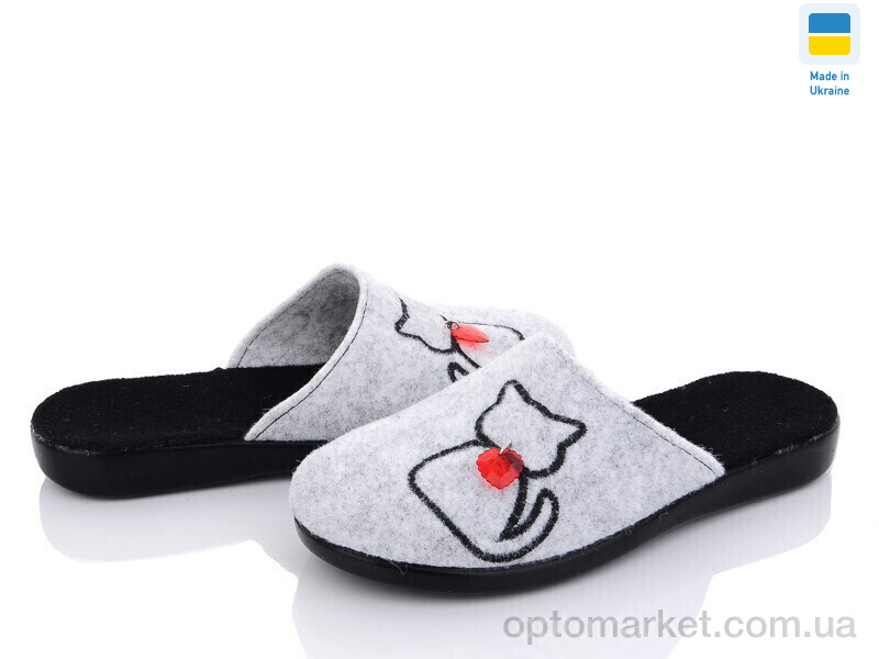 Купить Капці жіночі 341 Klerotex сірий, фото 1
