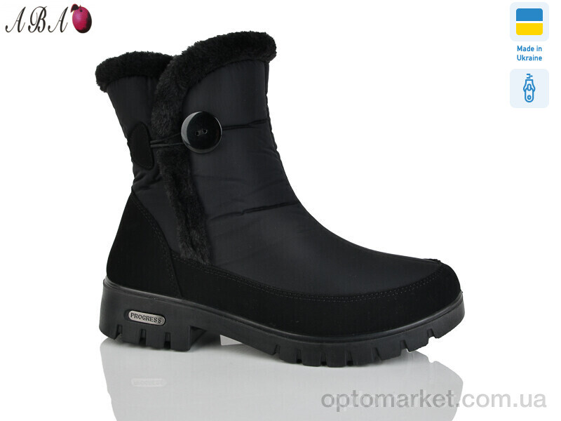 Купить Черевики жіночі 3412 чорний Progress чорний, фото 1