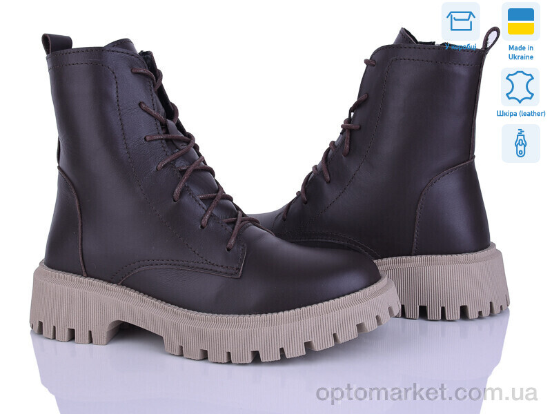 Купить Черевики жіночі 3416K-6M Ailinda коричневий, фото 1