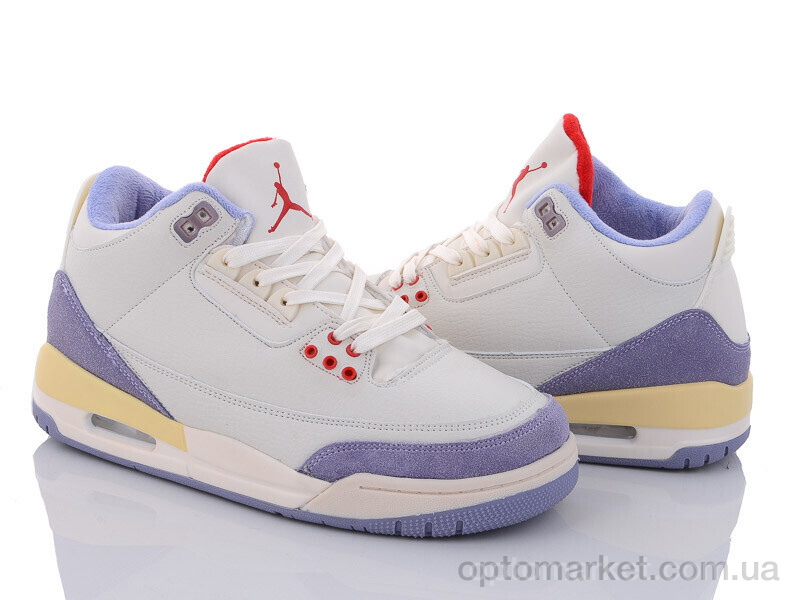 Купить Кросівки унісекс 3426-B722-8 J.rdan бежевий, фото 2