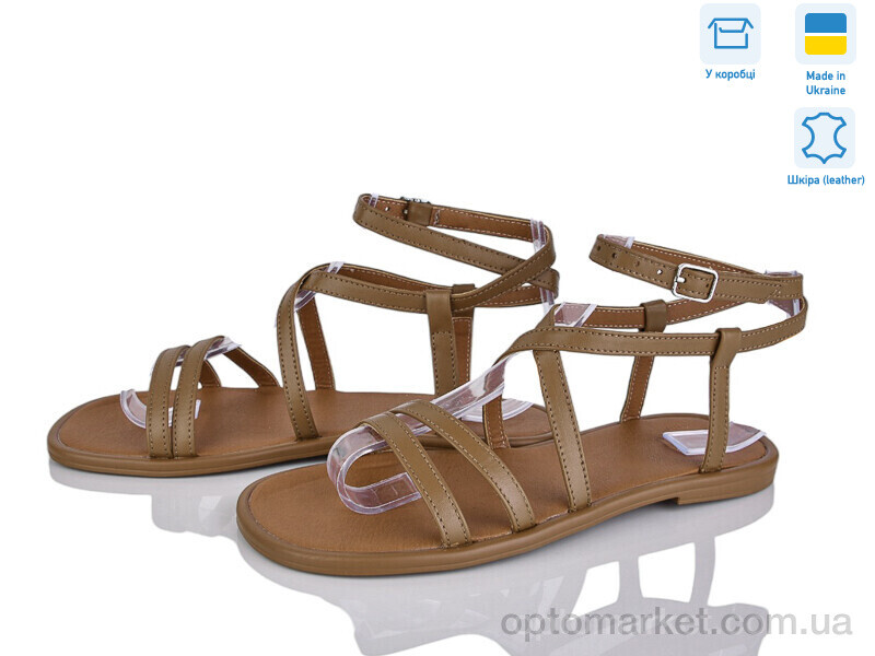 Купить Босоніжки жіночі 343-42 Ailinda коричневий, фото 1