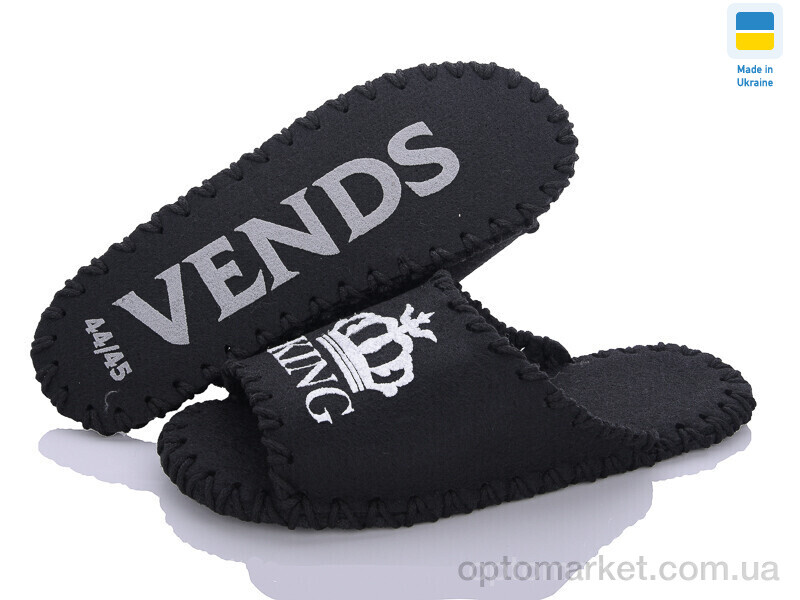 Купить Капці чоловічі 344M чорний Vends чорний, фото 1