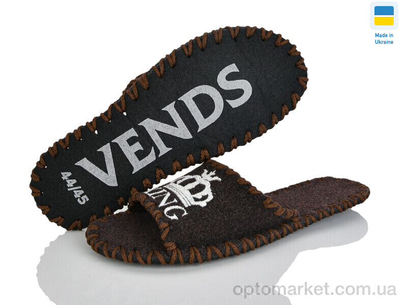 Купить Капці чоловічі 344M коричневий Vends коричневий, фото 3