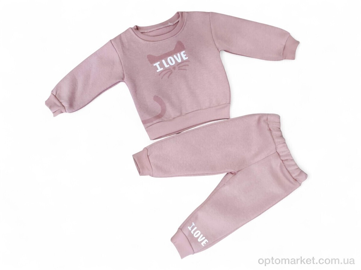 Купить Комплекти дитячі дитячі 3451 т.пудра реглан-штани Eymus Kids рожевий, фото 1