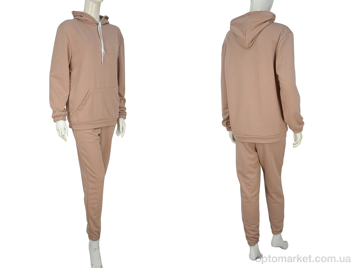 Купить Спортивний костюм жіночі 3455-3 brown Мир коричневий, фото 3