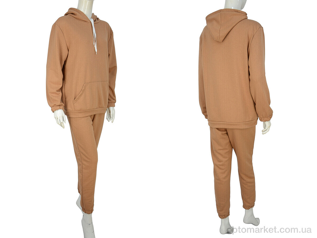 Купить Спортивний костюм жіночі 3455-5 brown Мир коричневий, фото 3