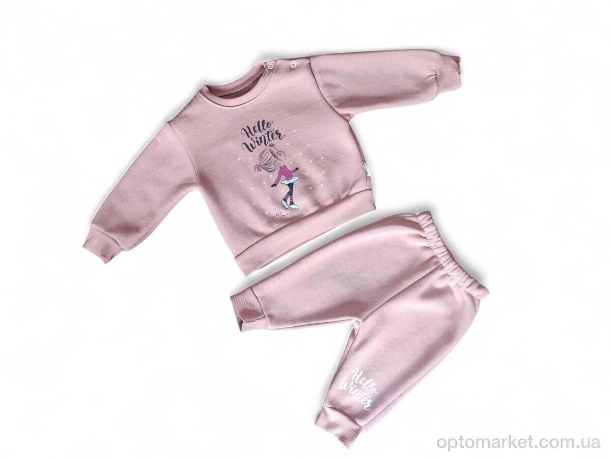 Купить Комплекти дитячі дитячі 3476 пудра реглан-штани Eymus Kids рожевий, фото 1