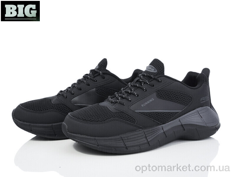 Купить Кросівки чоловічі 3478-A2349-1 Supo чорний, фото 1