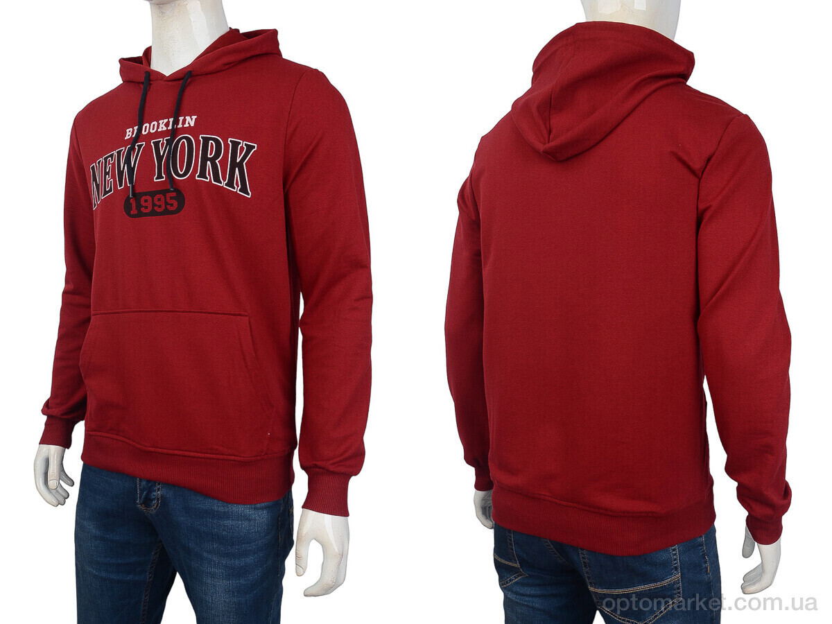 Купить Батник чоловічі 3482-WY4 bordo Intellectual бордовий, фото 1