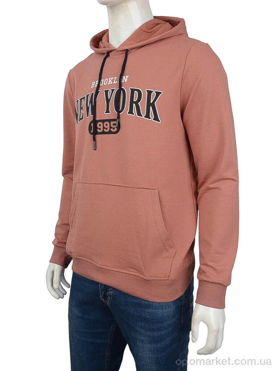 Купить Батник чоловічі 3482-WY5 d.pink Intellectual рожевий, фото 2