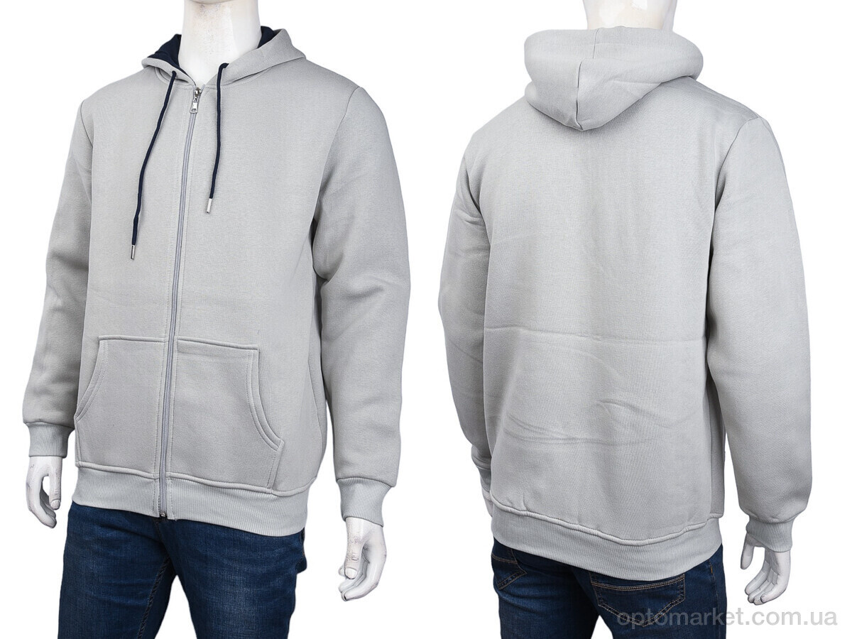 Купить Батник чоловічі 3484-6 grey Intellectual сірий, фото 3