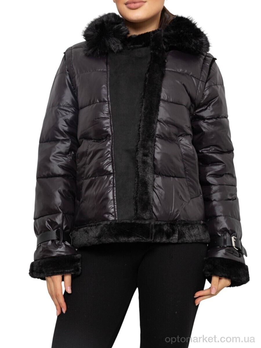 Купить Куртка жіночі 349 (12056) black Yingmanya чорний, фото 1
