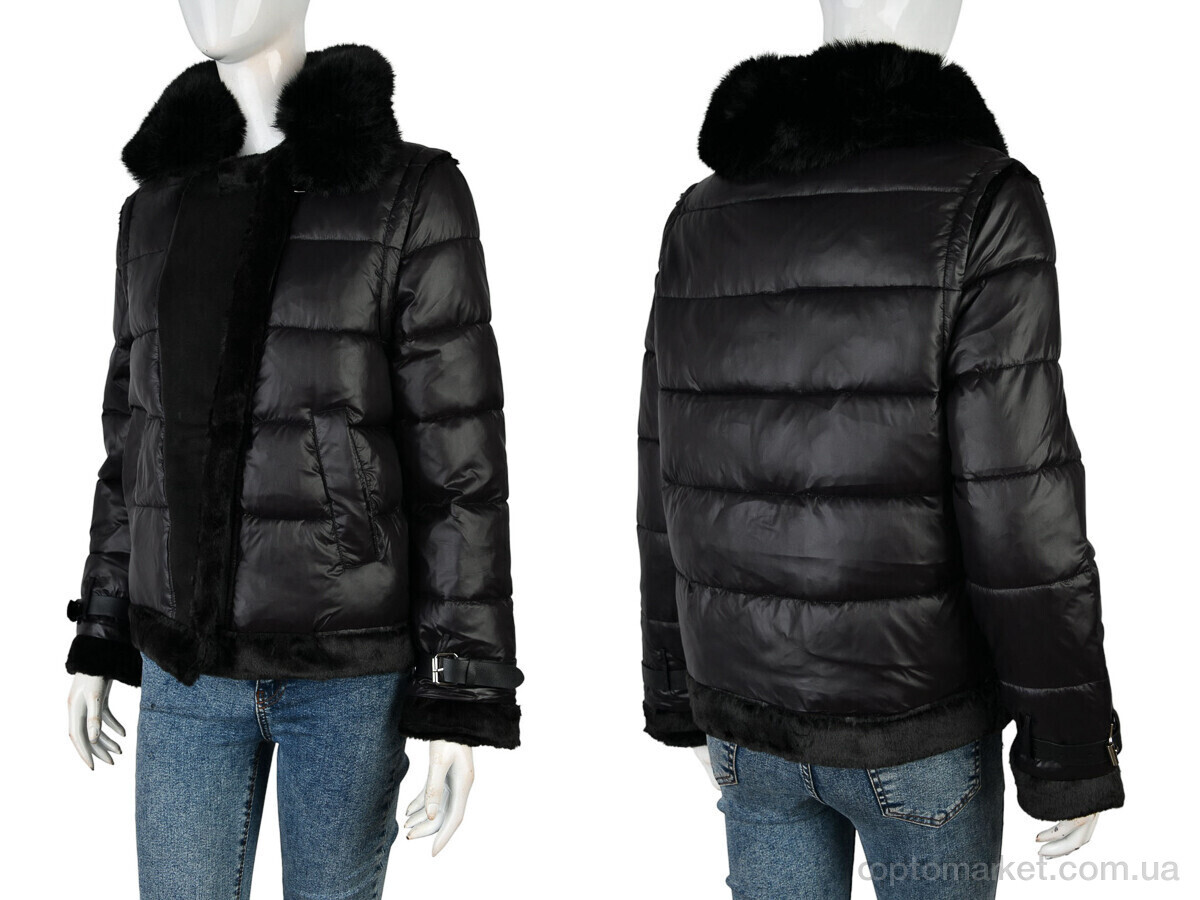 Купить Куртка жіночі 349 (12056) black Yingmanya чорний, фото 3