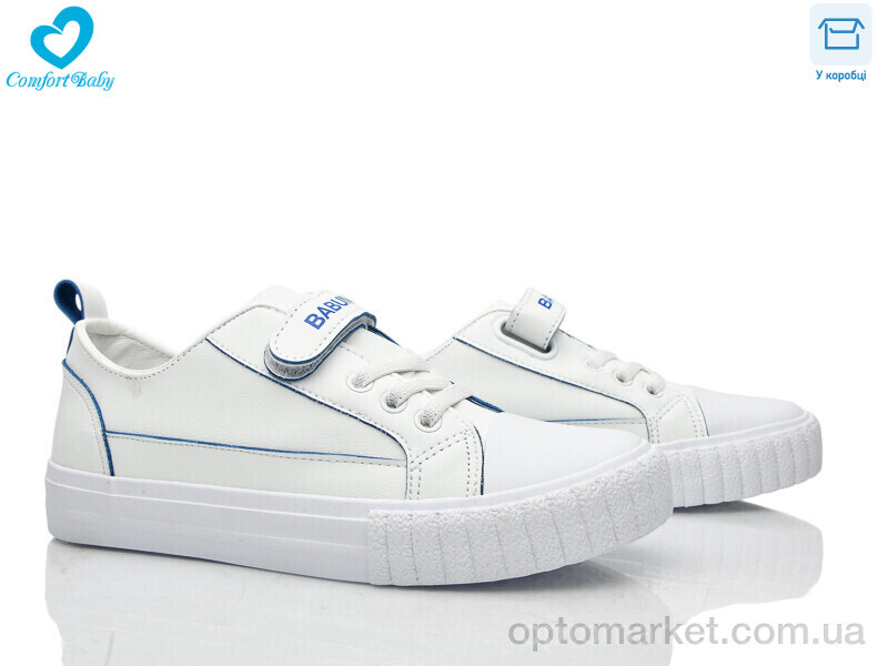 Купить Кеди дитячі 350-7 біло-синій Babuniu білий, фото 1