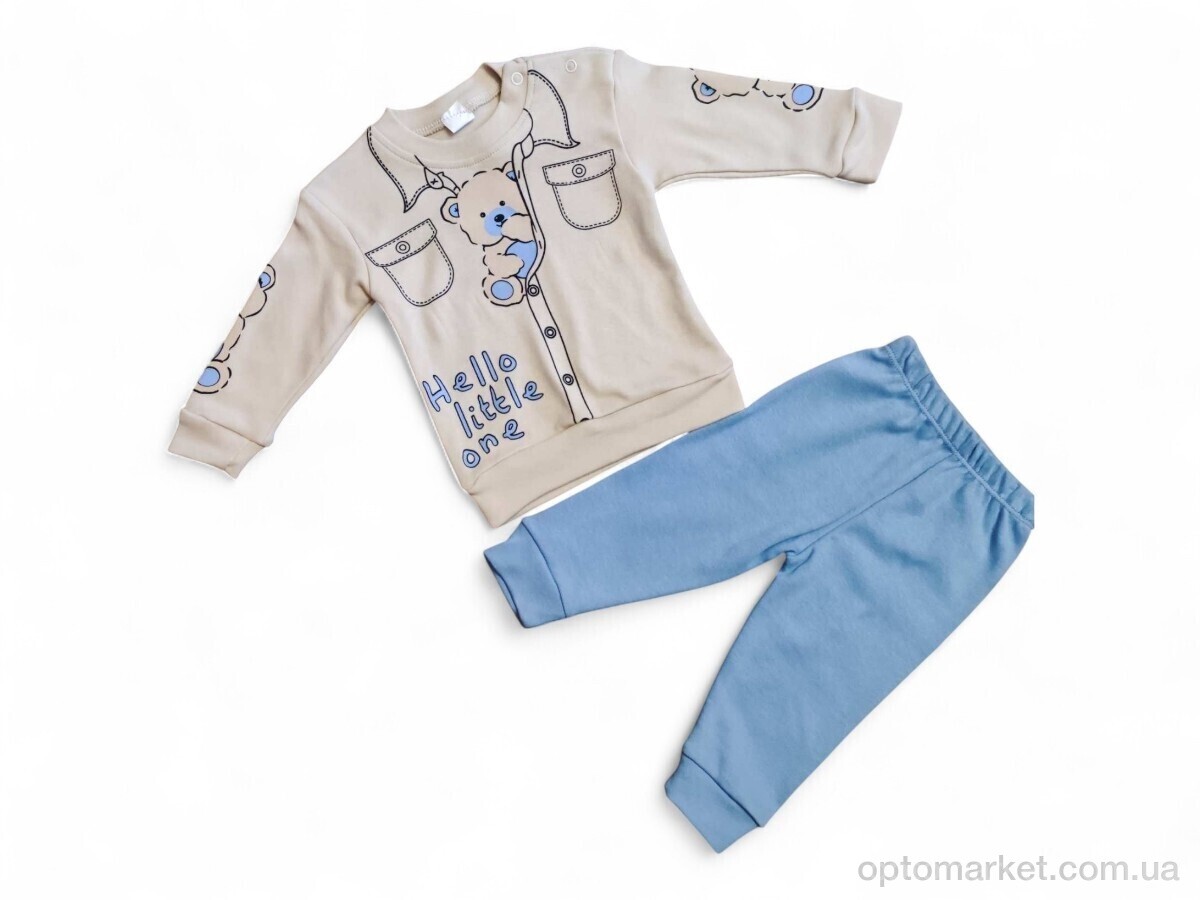 Купить Пижама дитячі 35600 блакитний реглан-штани Giddy Kids блакитний, фото 1