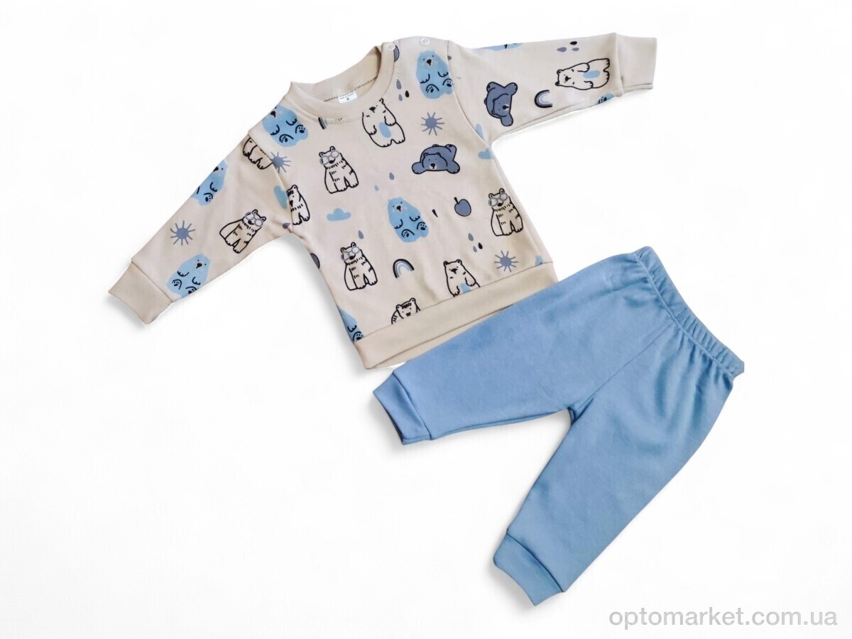 Купить Пижама дитячі 35601 блакитний реглан-штани Giddy Kids блакитний, фото 1