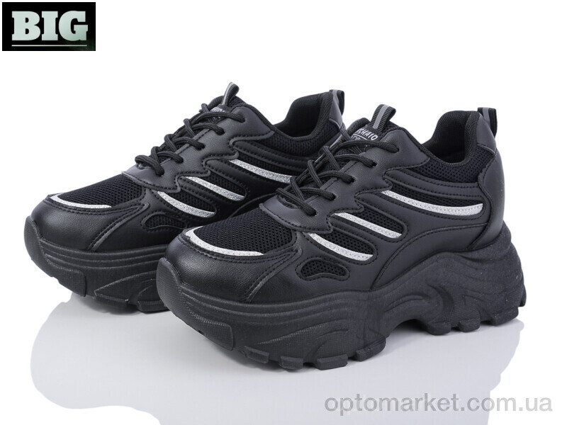 Купить Кросівки жіночі 3565-560-3 BIG чорний, фото 1