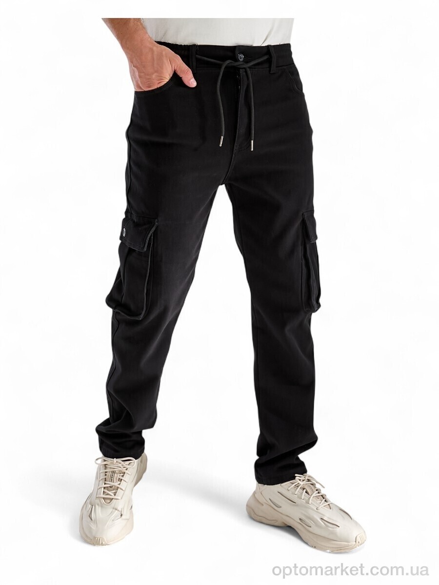 Купить Джинси чоловічі 357-1 фліс Vingvgs чорний, фото 1