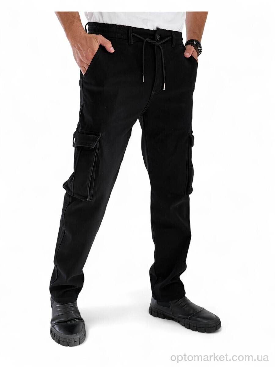 Купить Джинси чоловічі 357-2 фліс Vingvgs чорний, фото 1