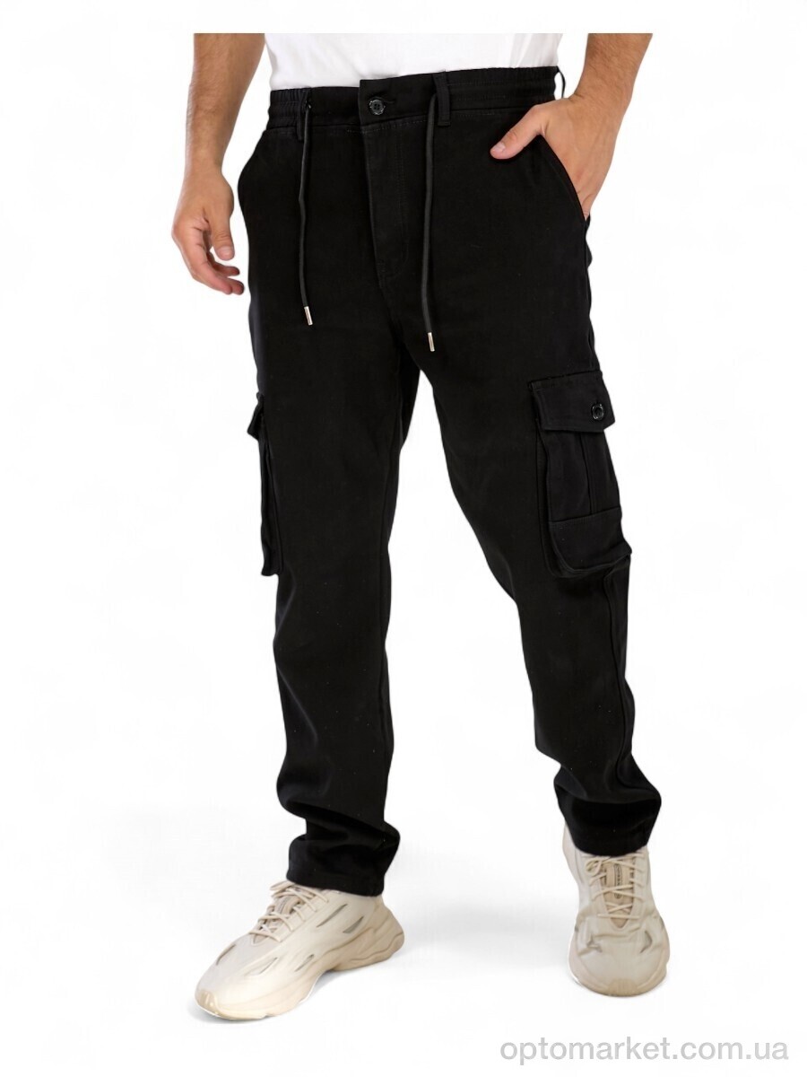 Купить Джинси чоловічі 357-3 фліс Vingvgs чорний, фото 1