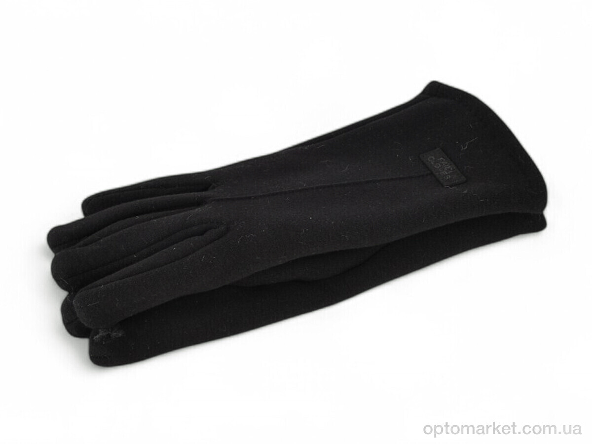 Купить Рукавички жіночі 36-3 трикотаж black Paidi чорний, фото 1