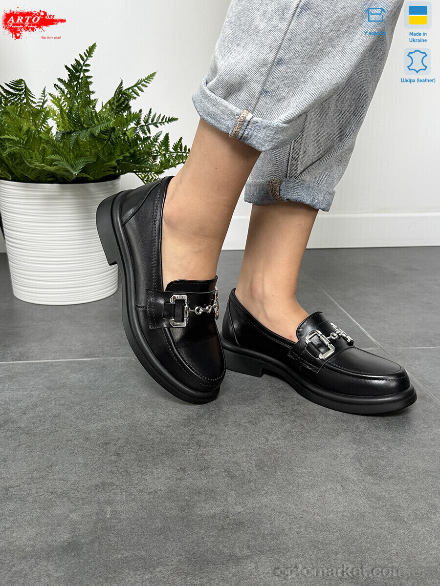 Купить Туфлі жіночі 360 чорний к. ARTO чорний, фото 4