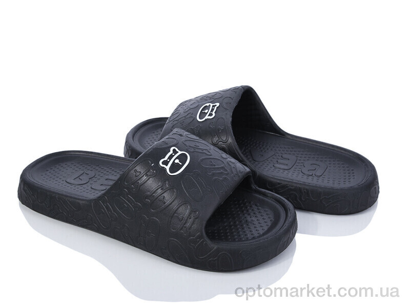 Купить Шльопанці чоловічі 3611-8556-7 black Мир чорний, фото 1