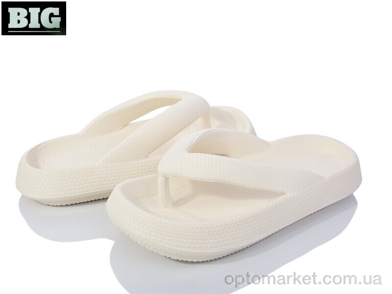 Купить Шльопанці жіночі 3612-1619 beige BIG бежевий, фото 1