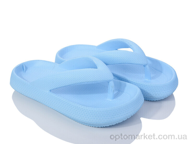Купить Шльопанці жіночі 3612-1619 l.blue Мир блакитний, фото 1