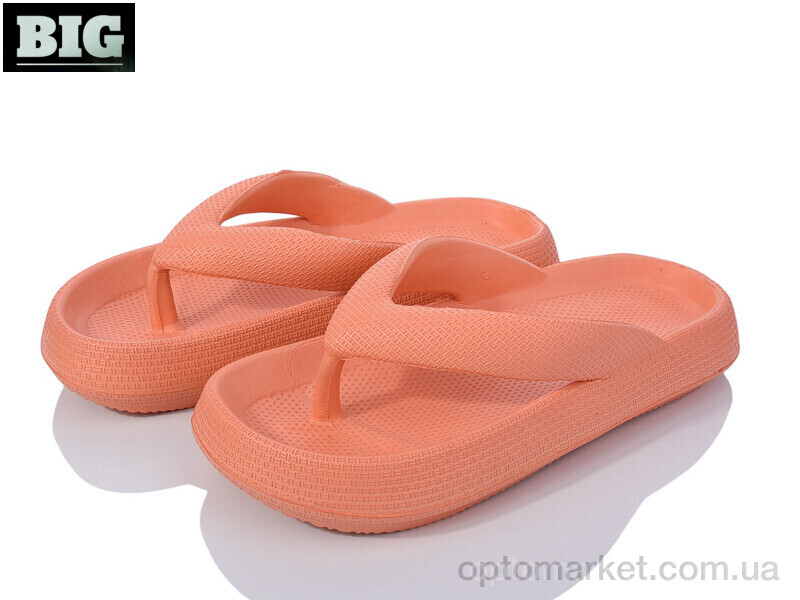 Купить Шльопанці жіночі 3612-1619 orange BIG помаранчевий, фото 1