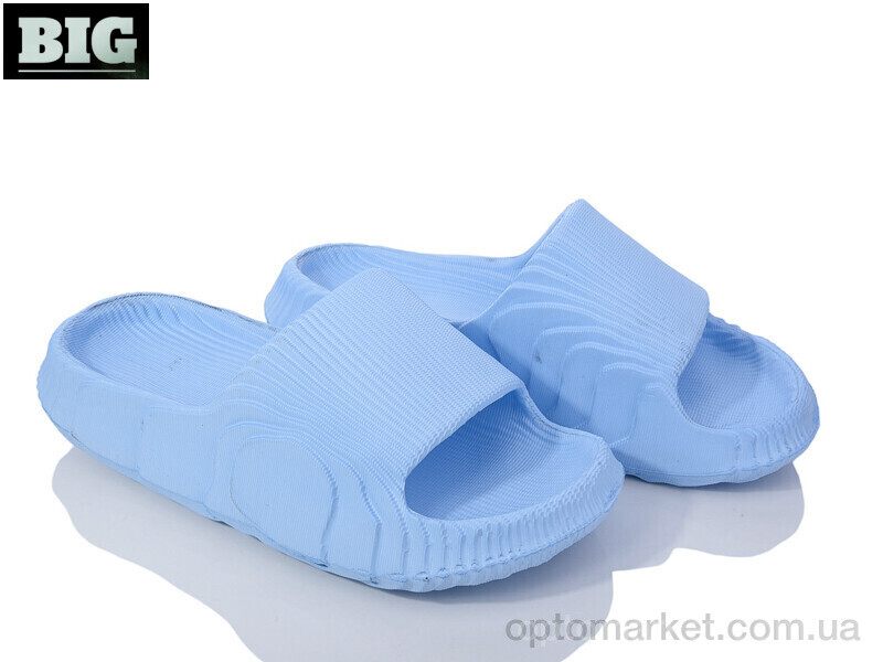 Купить Шльопанці жіночі 3613-8005 l.blue BIG блакитний, фото 1