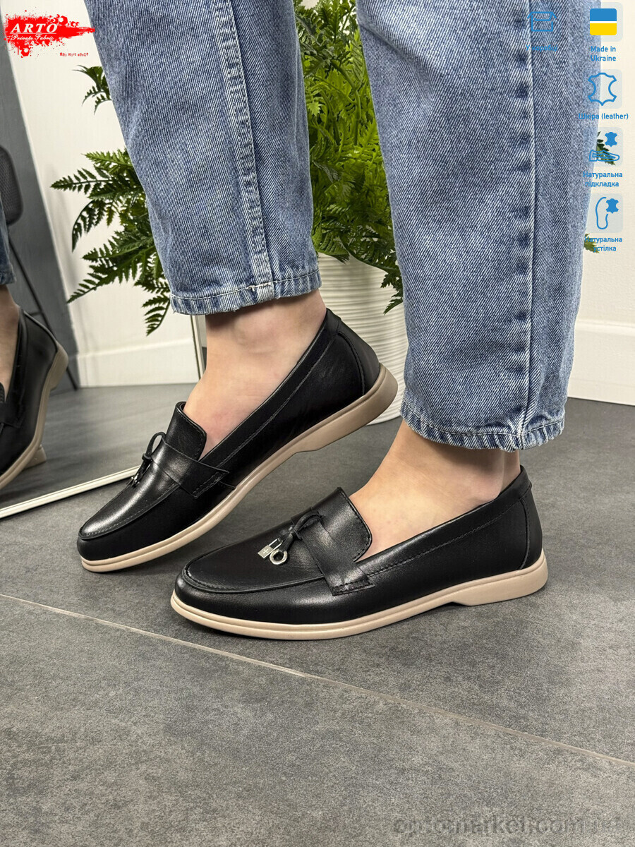 Купить Туфлі жіночі 365 ч.ш. ARTO чорний, фото 3