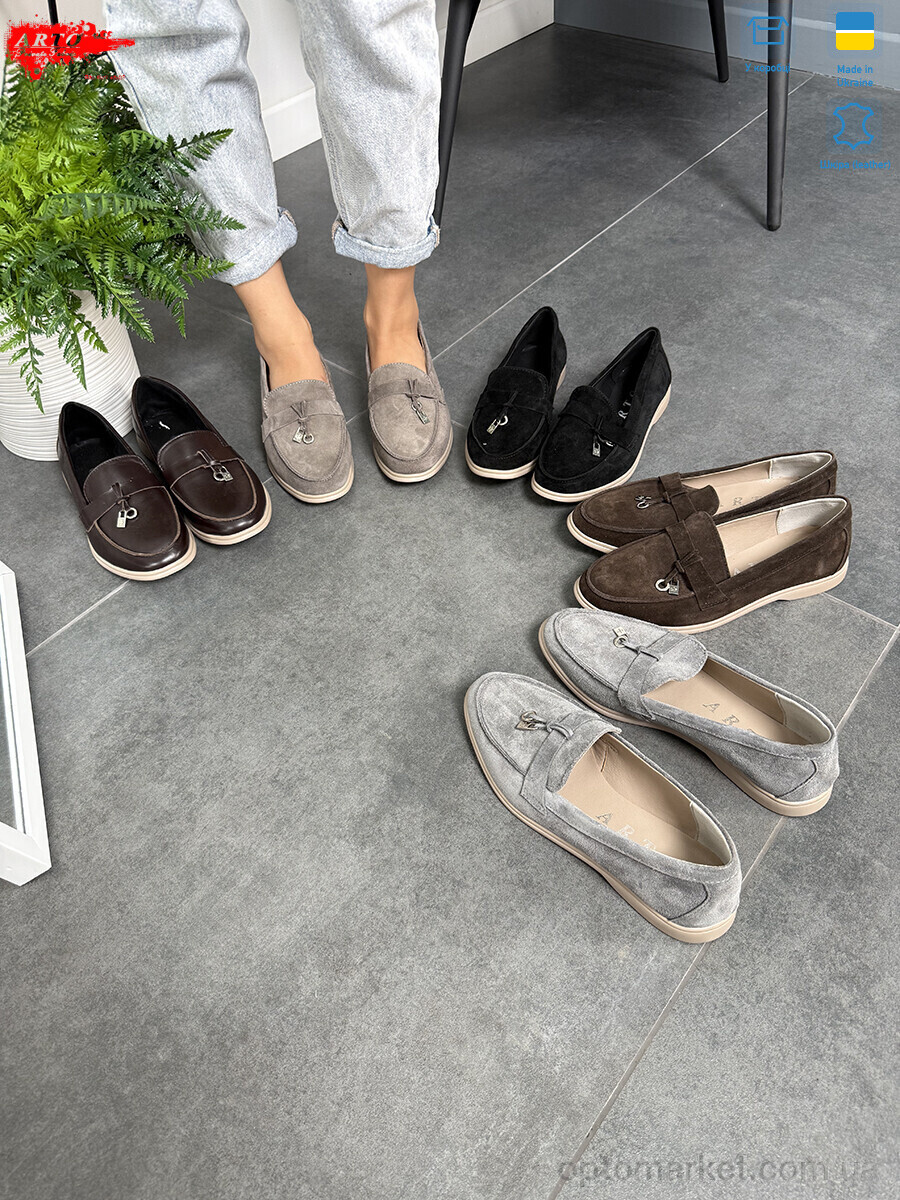 Купить Туфлі жіночі 365 сірий з. ARTO сірий, фото 5