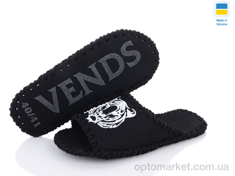 Купить Капці чоловічі 367M чорний Vends чорний, фото 1