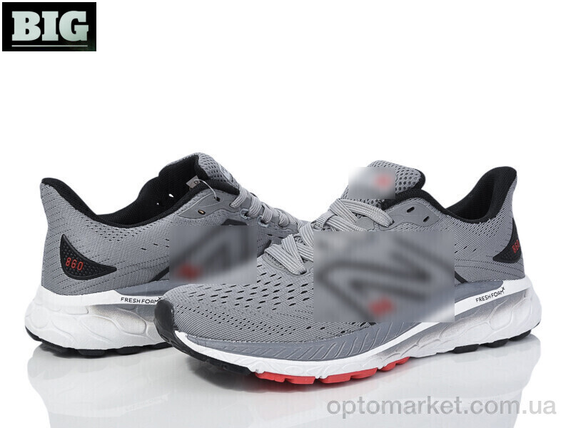 Купить Кросівки жіночі 3686-B1381-9 N.w balance сірий, фото 1