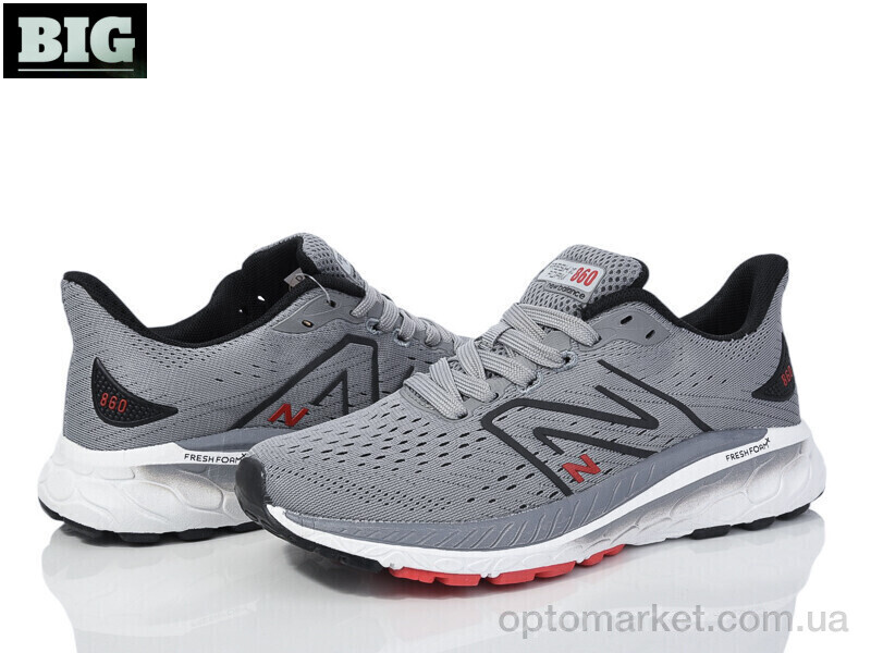 Купить Кросівки жіночі 3686-B1381-9 N.w balance сірий, фото 2