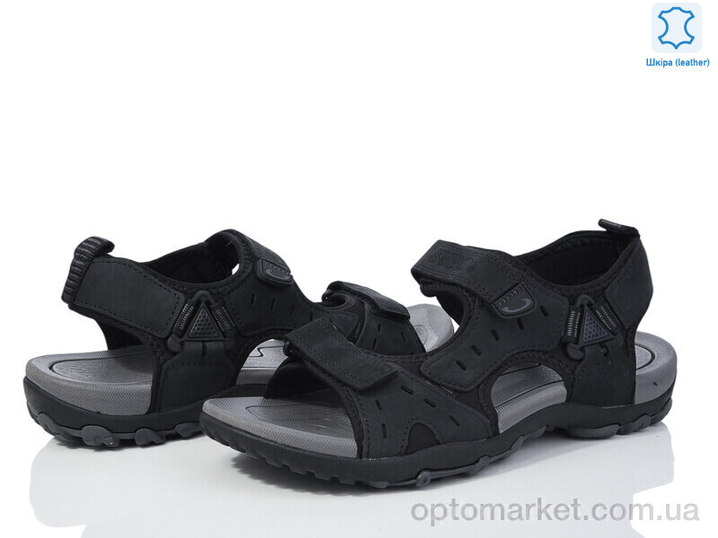 Купить Сандалі чоловічі 3689-L101-2 Supo чорний, фото 1