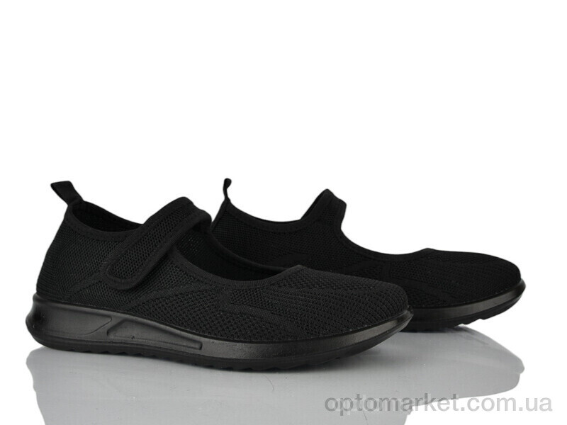 Купить Балетки жіночі 369-668 Бабочка-Mengfuna-AESD чорний, фото 1