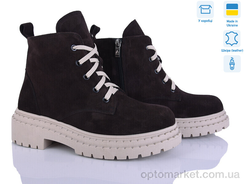 Купить Черевики жіночі 3701-44D Ailinda коричневий, фото 1