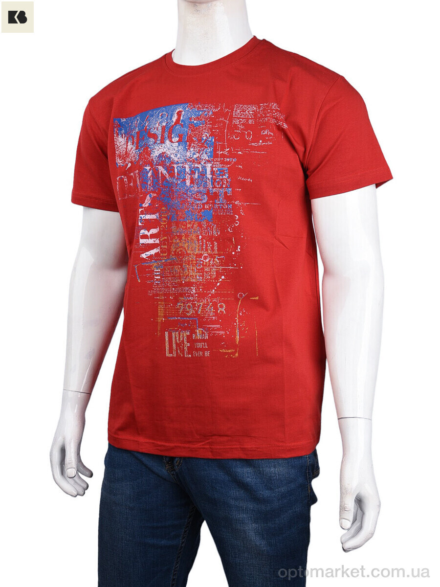 Купить Футболка чоловічі 3707-0057-1 red Daniel Jones червоний, фото 1