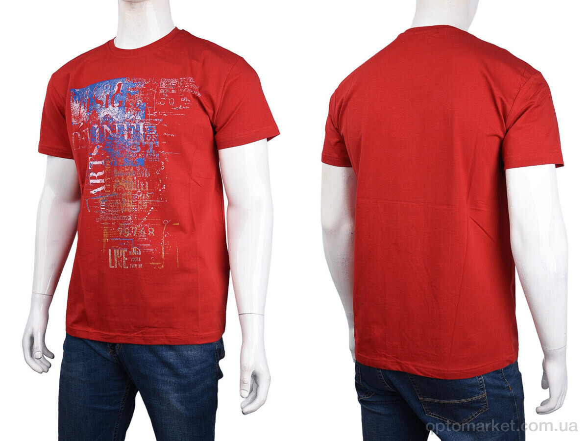 Купить Футболка чоловічі 3707-0057-1 red Daniel Jones червоний, фото 3