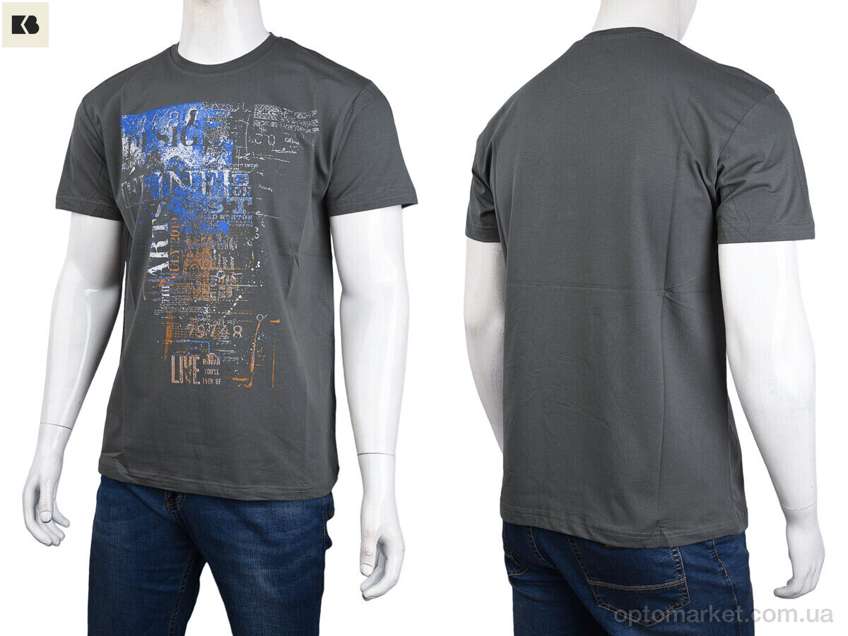 Купить Футболка чоловічі 3707-0057-3 khaki Daniel Jones хакі, фото 3