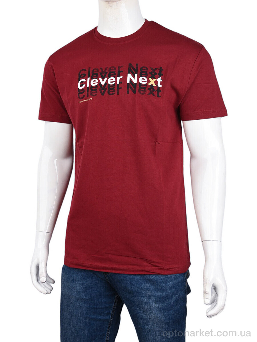 Купить Футболка чоловічі 3707-0058-4 bordo Daniel Jones бордовий, фото 1
