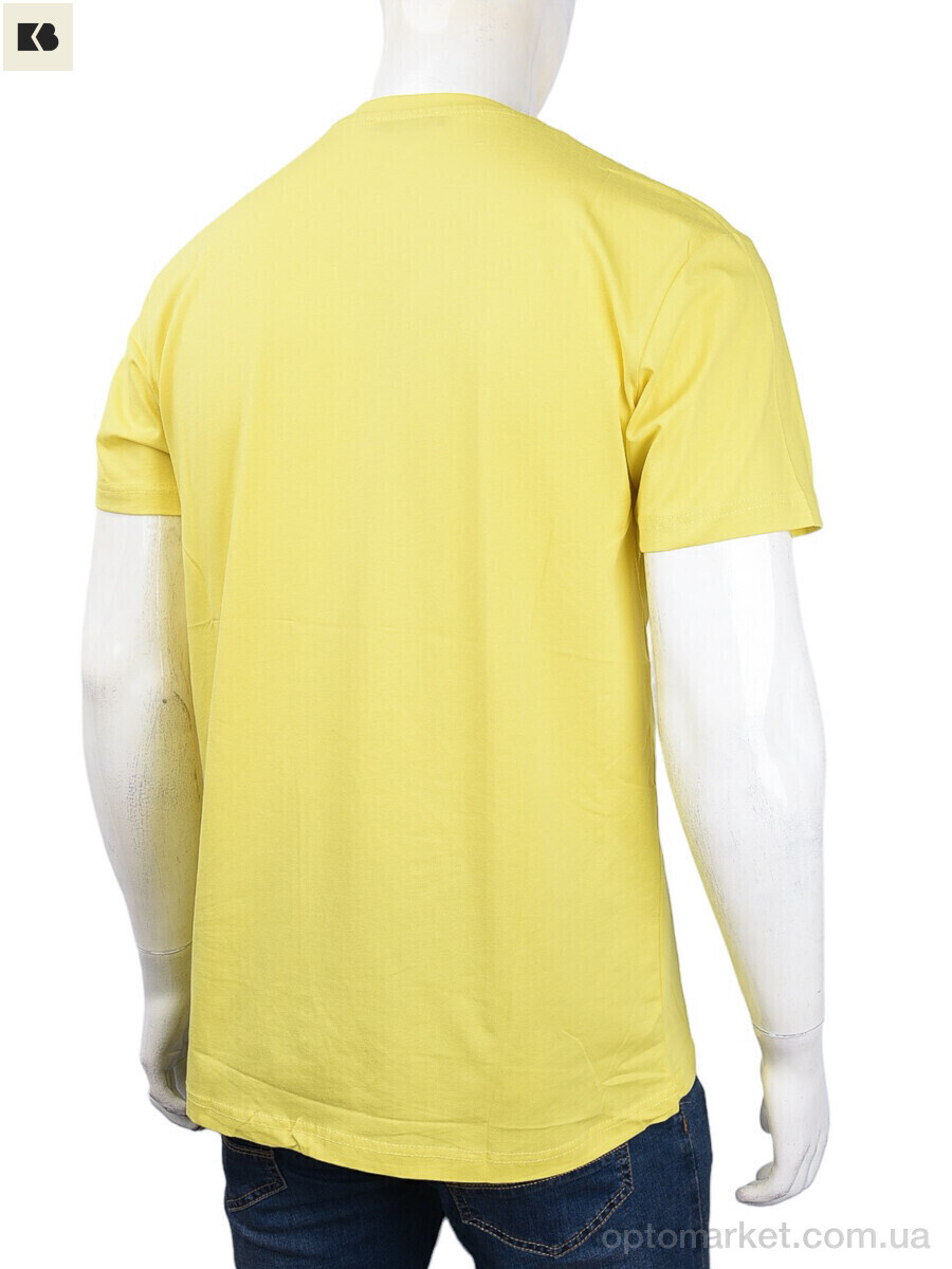 Купить Футболка чоловічі 3707-0064-4 yellow Daniel Jones жовтий, фото 2