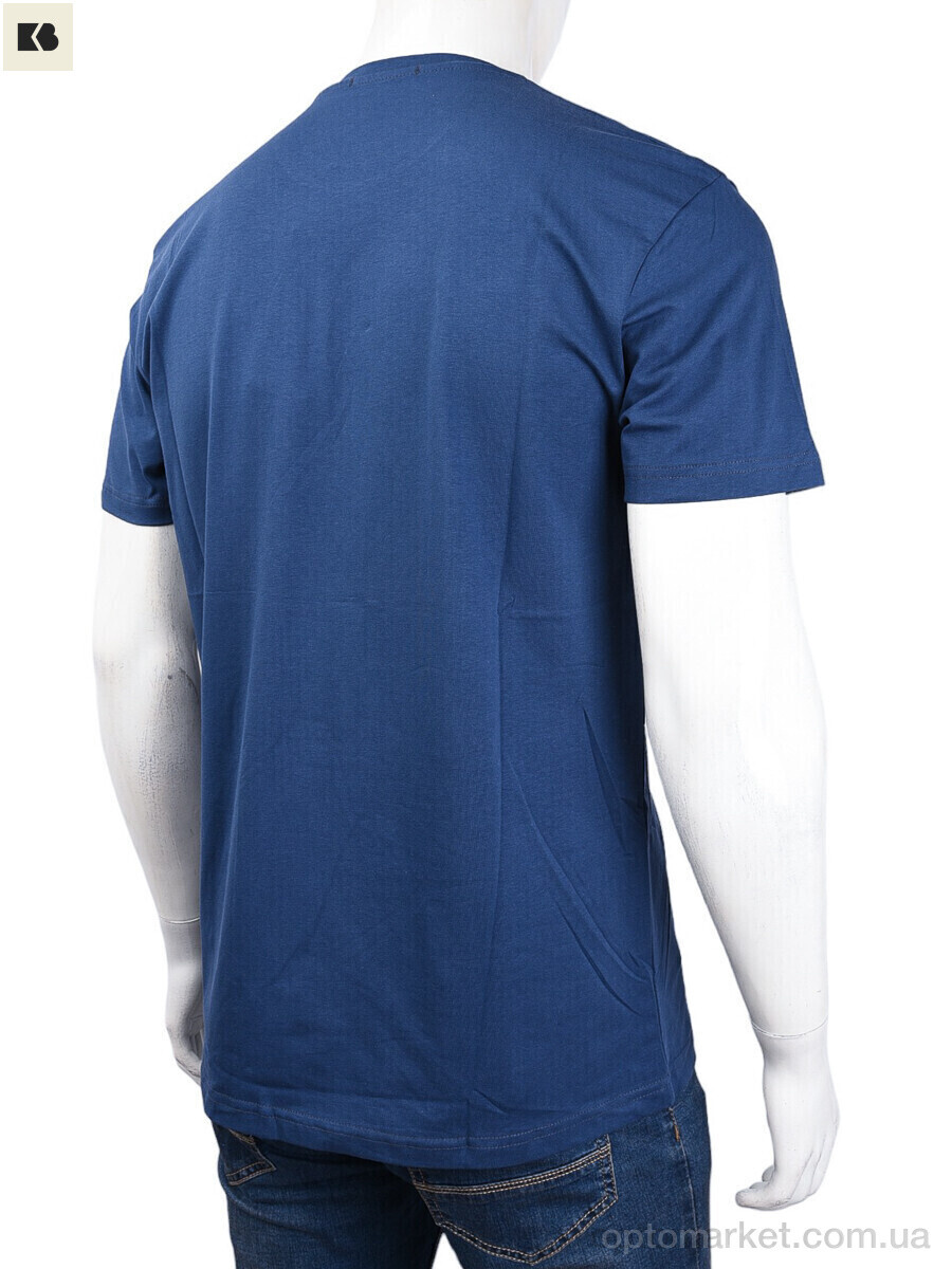 Купить Футболка чоловічі 3707-0078-1 blue Daniel Jones синій, фото 2