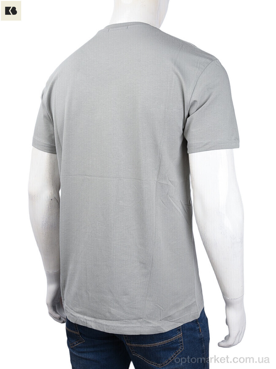 Купить Футболка чоловічі 3707-0078-2 grey Daniel Jones сірий, фото 2