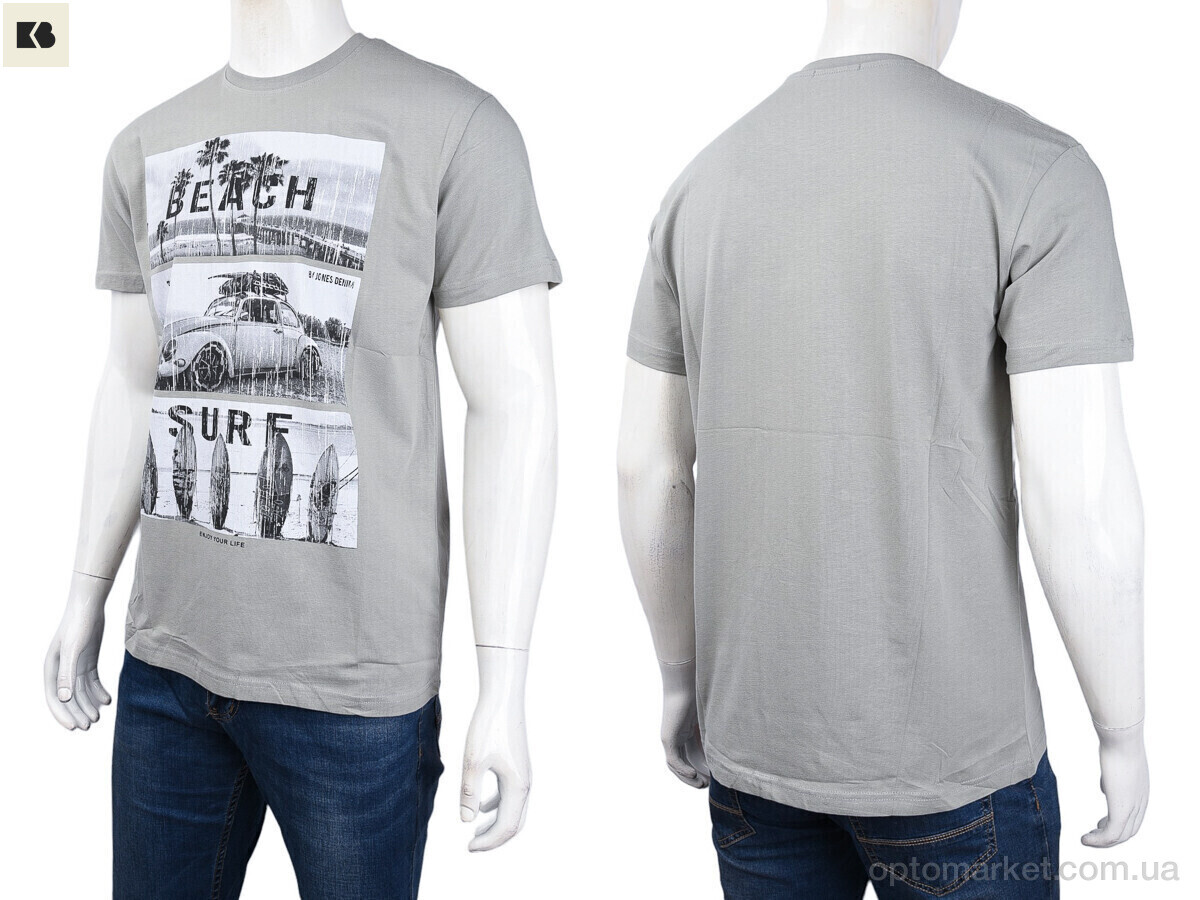 Купить Футболка чоловічі 3707-0078-2 grey Daniel Jones сірий, фото 3